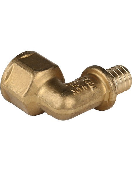 Угольник STOUT 16x1/2" ВР для труб из сшитого полиэтилена