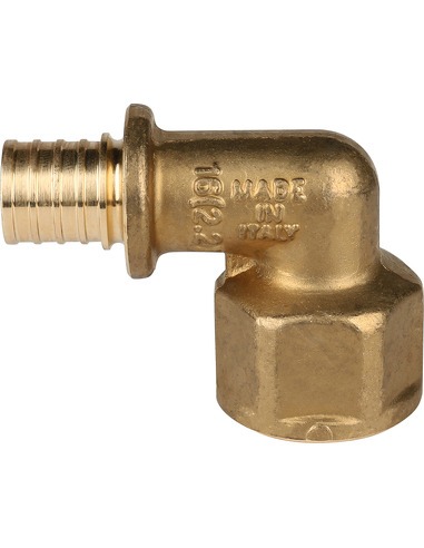 Угольник STOUT 16x1/2" ВР для труб из сшитого полиэтилена