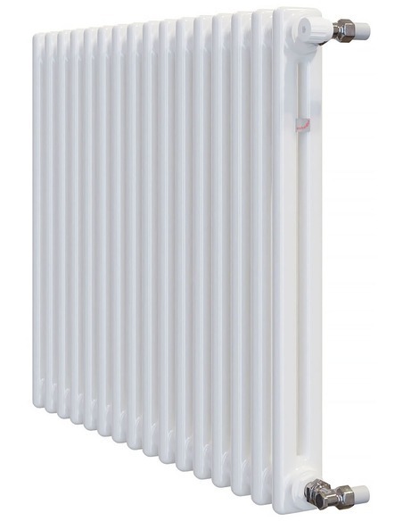 Радиатор трубчатый Zehnder Charleston 2056/16 1270/7610 1/2" RAL9016 (кроншт. в компл.)