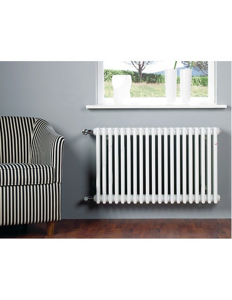 Радиатор трубчатый Zehnder Charleston 2056/16 1270/7610 1/2" RAL9016 (кроншт. в компл.)