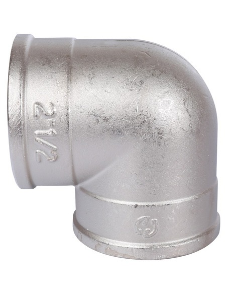 Угольник никелированный STOUT 2 1/2" ВР Угольник никелированный STOUT 2 1/2" ВР