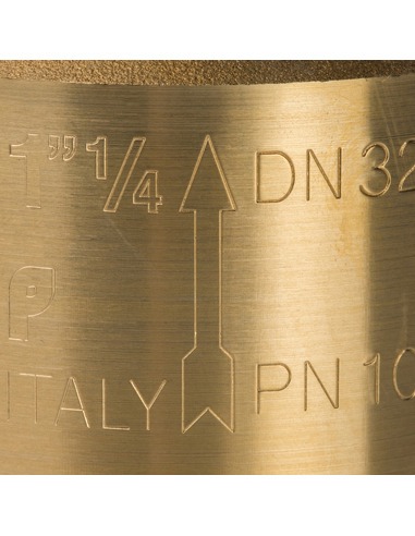 Клапан обратный STOUT 1 1/4" с пластиковым седлом