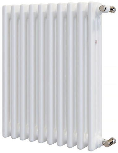 Радиатор трубчатый Zehnder Charleston 3057/10 1270/7610 1/2" RAL9016 (кроншт. в компл.)