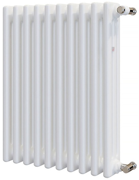 Радиатор трубчатый Zehnder Charleston 3057/10 1270/7610 1/2" RAL9016 (кроншт. в компл.)