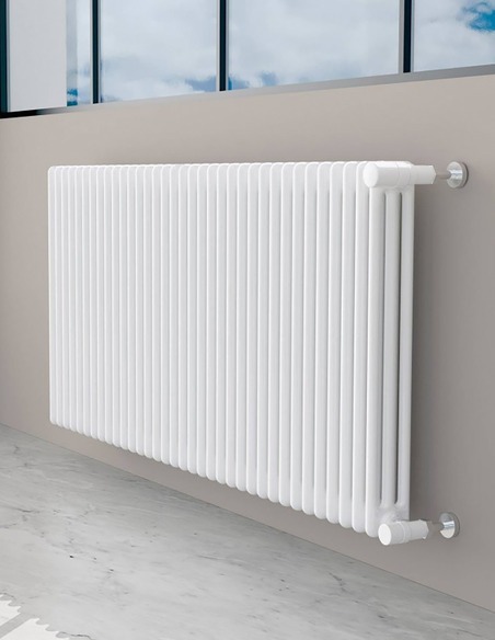 Радиатор трубчатый Zehnder Charleston 3057/10 1270/7610 1/2" RAL9016 (кроншт. в компл.)