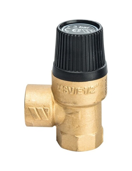 Клапан предохранительный STOUT 1/2"х1/2" 3 бар