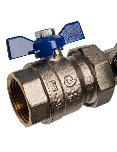 Коллектор STOUT из латуни в сборе без расходомеров 4 вых.