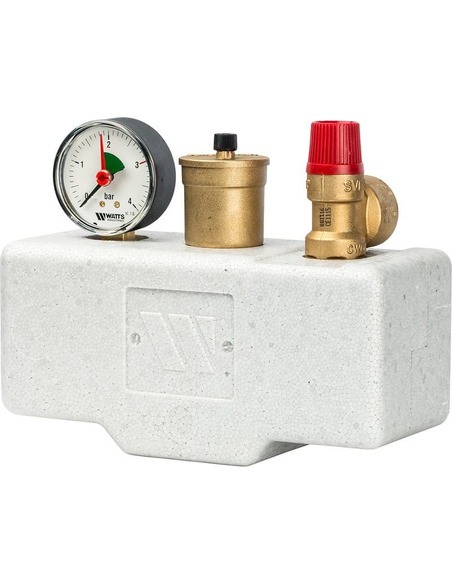 Группа безопасности котла Watts KSG 30/20M-ISO, 3bar до 100 кВт в теплоизоляции