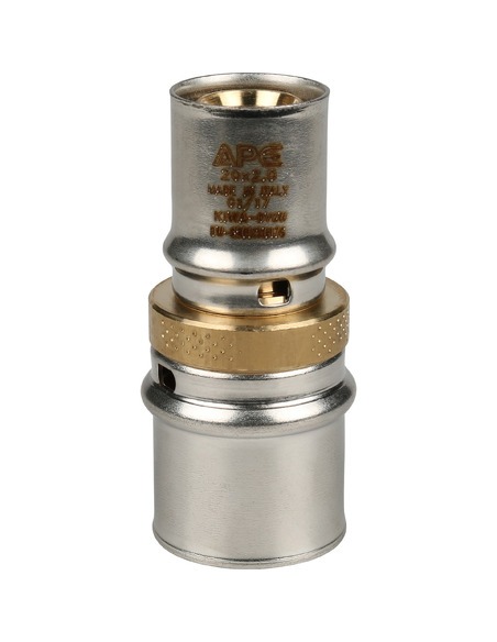 Муфта переходная STOUT 26х20 для металлопластиковых труб пресс