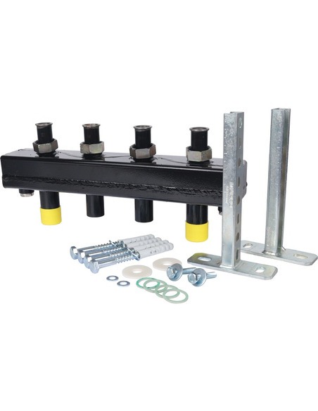 Распределительный коллектор STOUT 2 контура DN 20 с гидроразделителем