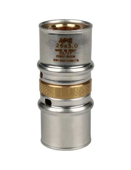 Муфта STOUT 26х26 для металлопластиковых труб пресс