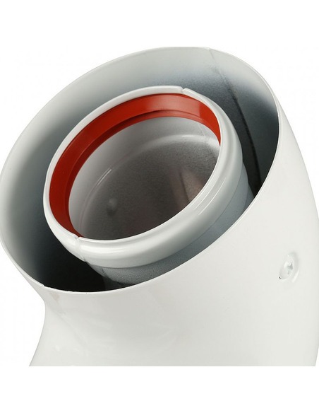 Адаптер котла BAXI Ø60/100 - 90° подключение через хомут