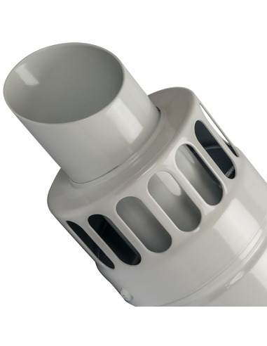 Труба с наконечником STOUT Ø60/100 - 1000мм антилёд