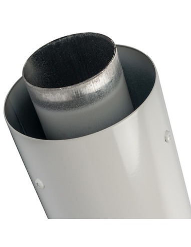 Труба с наконечником STOUT Ø60/100 - 1000мм антилёд