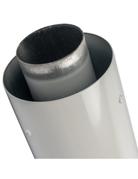 Труба с наконечником STOUT Ø60/100 - 1000мм антилёд