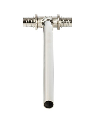 Трубка для подключения радиатора Т-образная STOUT 20/250 для труб из сшитого полиэтилена