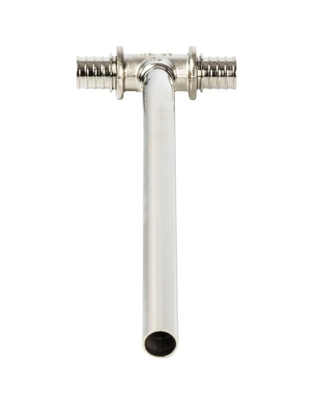 Трубка для подключения радиатора Т-образная STOUT 20/250 для труб из сшитого полиэтилена