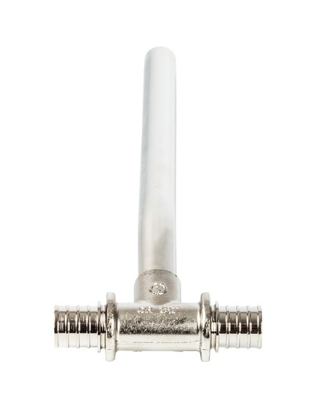 Трубка для подключения радиатора Т-образная STOUT 20/250 для труб из сшитого полиэтилена