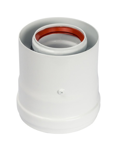 Адаптер котла STOUT Ø60/100 вертикальный подключение через хомут