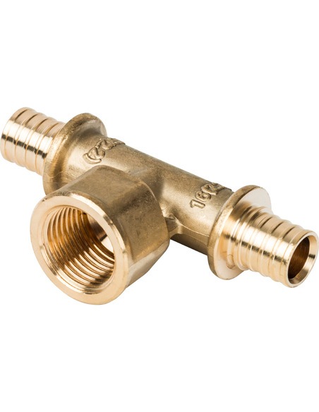 Тройник переходной STOUT 16x1/2"х16 ВР для труб из сшитого полиэтилена