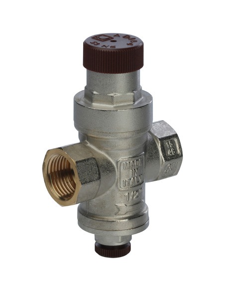 Редуктор давления STOUT 1/2" поршневой с выходом под манометр