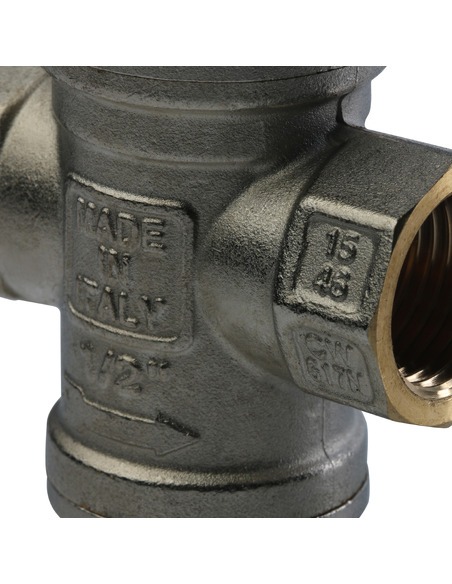 Редуктор давления STOUT 1/2" поршневой с выходом под манометр