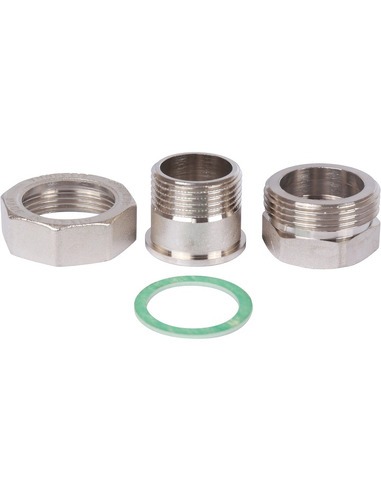 Разъемное соединение "американка" никелированное STOUT 1" ВР-НР (прокладка)