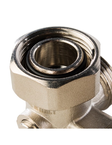 Узел нижнего подключения STOUT 3/4" для двухтрубной системы, угловой