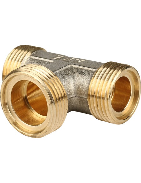 Тройник переходной STOUT 16x20x16 для металлопластиковых труб обжим