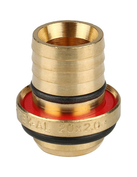 Тройник переходной STOUT 16x20x16 для металлопластиковых труб обжим