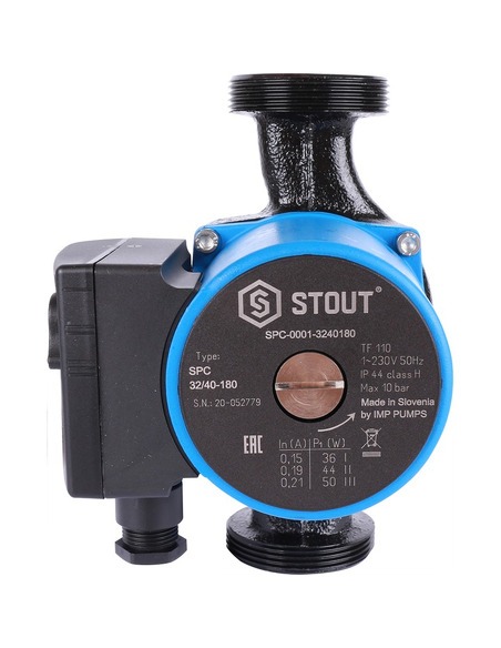 Насос циркуляционный STOUT 32/40 180