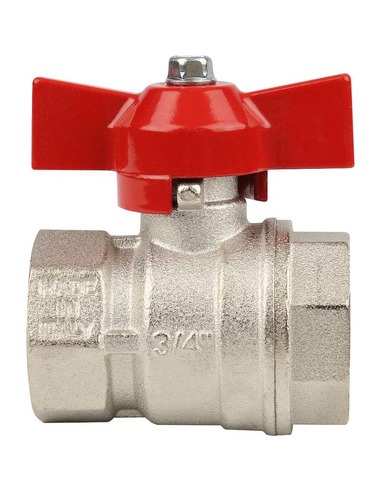 Кран шаровой STOUT стандартнопроходной 3/4" ВР-ВР (бабочка)