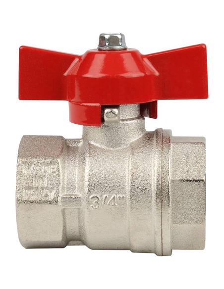 Кран шаровой STOUT стандартнопроходной 3/4" ВР-ВР (бабочка)