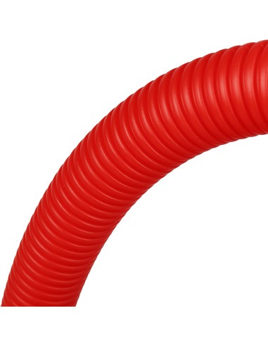 Труба гофрированная STOUT 25 мм для труб 16-22 мм красная