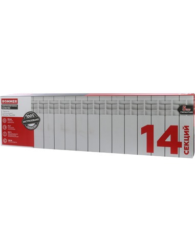 Алюминиевый радиатор Rommer Plus 200 х14