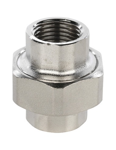 Разъемное соединение "американка" никелированное STOUT 1/2" ВР-ВР