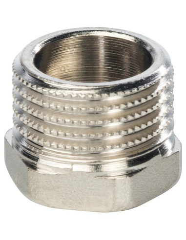 Футорка никелированная STOUT 3/8"х1/8" НР-ВР