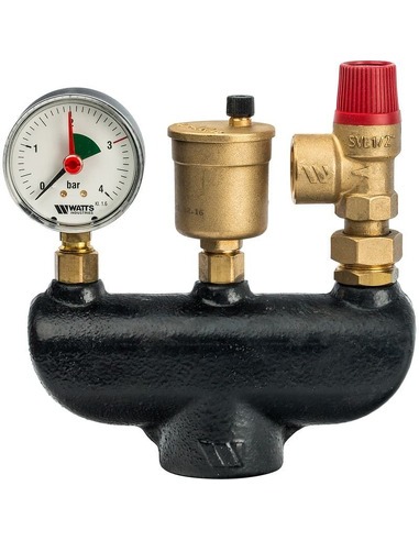 Группа безопасности котла Watts KSG 30 G, 3 бар до 50 кВт без теплоизоляции