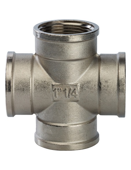 Крестовина никелированная STOUT 1 1/4" ВР