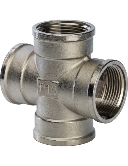 Крестовина никелированная STOUT 1 1/4" ВР