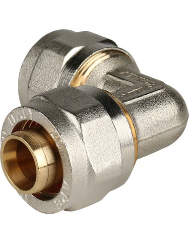 Угольник STOUT 20х90° для металлопластиковых труб обжим