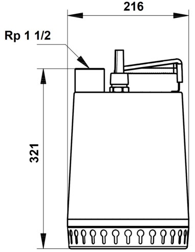 Насос дренажный Grundfos Unilift AP 12.40.06.A1