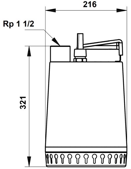 Насос дренажный Grundfos Unilift AP 12.40.06.A1