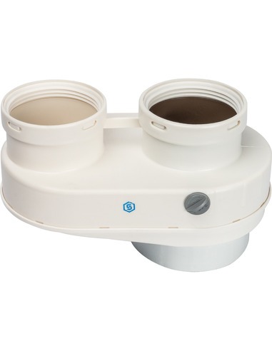 Адаптер котла STOUT Ø80/80 для раздельных труб (Baxi)