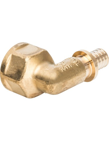 Угольник STOUT 16x3/4" ВР для труб из сшитого полиэтилена