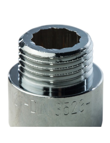 Удлинитель хромированный STOUT 1/2"х15 ВР-НР