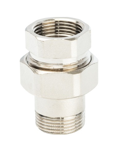 Разъемное соединение "американка" никелированное STOUT 3/4" ВР-НР (o-ring)