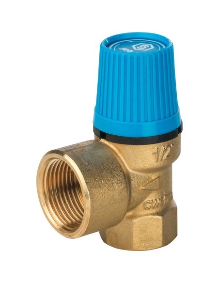 Клапан предохранительный STOUT 1/2"х3/4" 6 бар