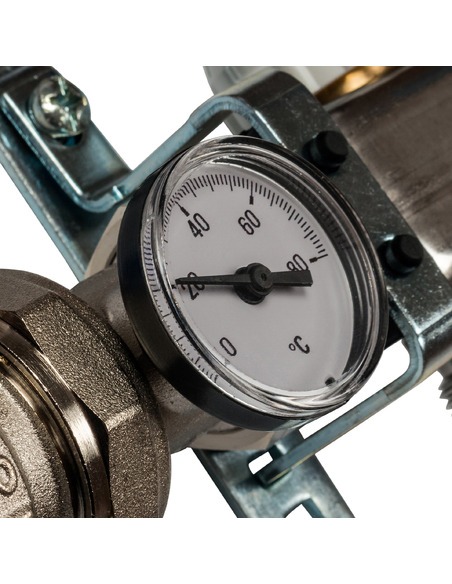 Коллектор STOUT из нержавеющей стали в сборе без расходомеров 7 вых.