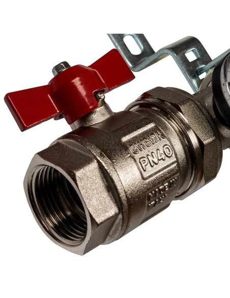 Коллектор STOUT из нержавеющей стали в сборе без расходомеров 7 вых.